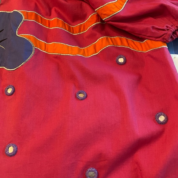 NWT Ramona Rull Boho Midi Dress - Pink with embroidery - Size S/P - Picture 6 of 10